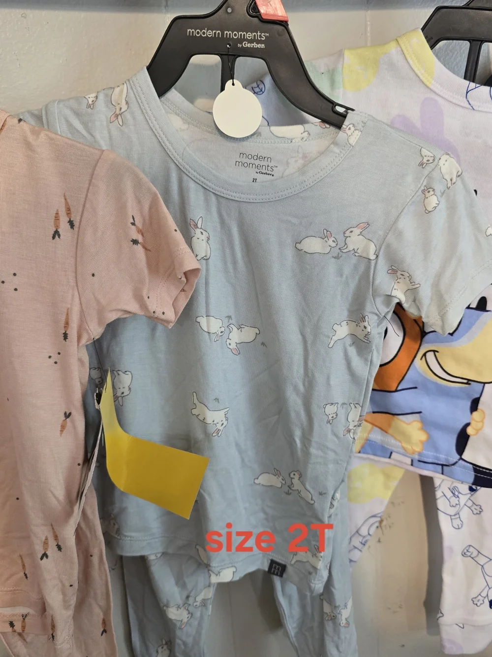 Kids Blue Cartoon Character Pajama Set -